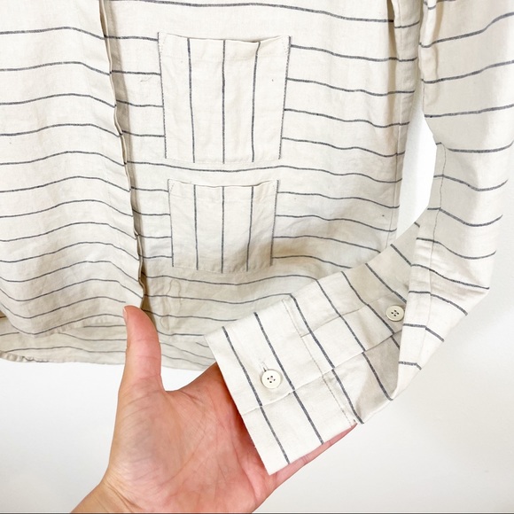 KATE SPADE SATURDAY Striped Button Down Pocket XS - Picture 3 of 5